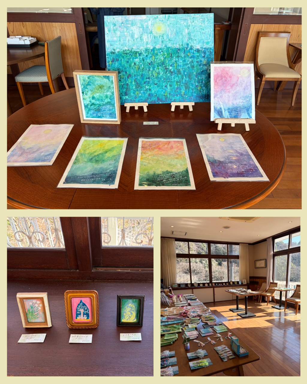 mayamoonさんの個展が始まりました!